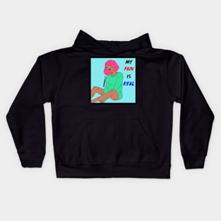 My pain is real Kids Hoodie